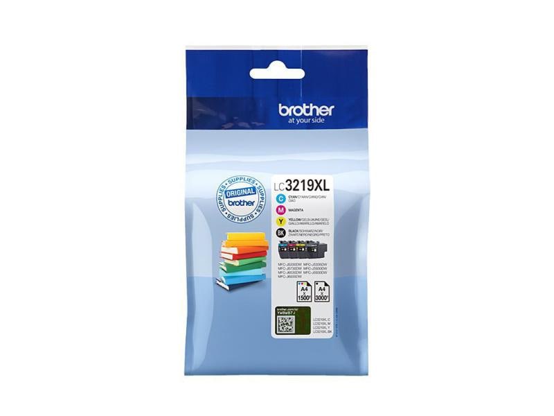 Brother Tinte LC-3219XLVAL Tintenset: Black, Cyan, Magenta, Yellow