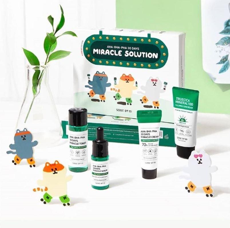 AHA BHA PHA 30 Days Miracle Solution 4-Step Kit