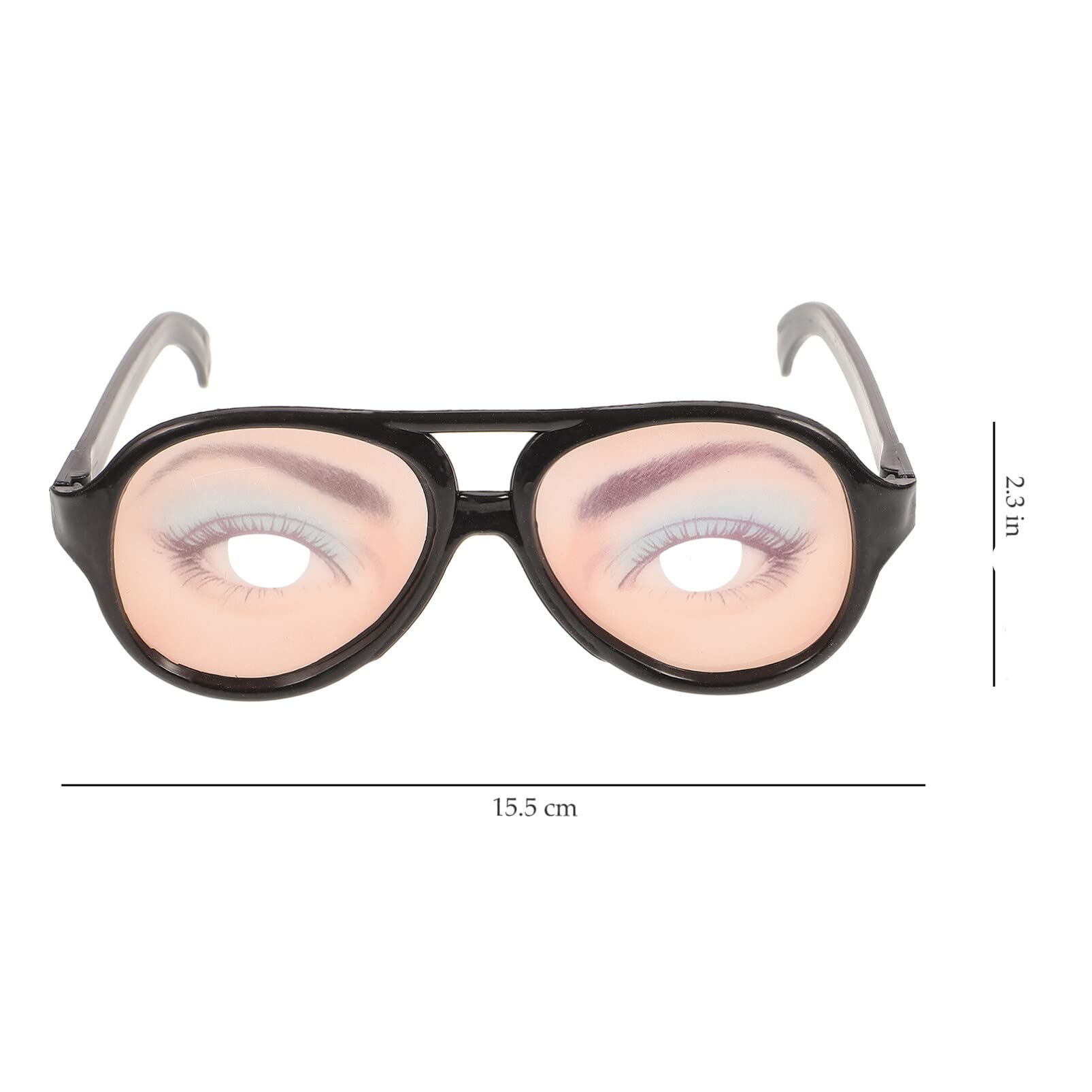 (4er Set) Photo Booth Brille Fotorequisite Party Verkleidungs Accessoire für lustige Bilder - Mann / Frau