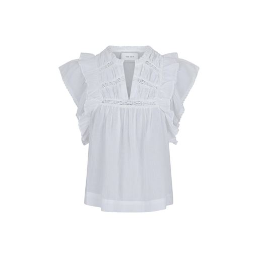 Neo Noir Jayla S Voile Bluse, Hvid, 40