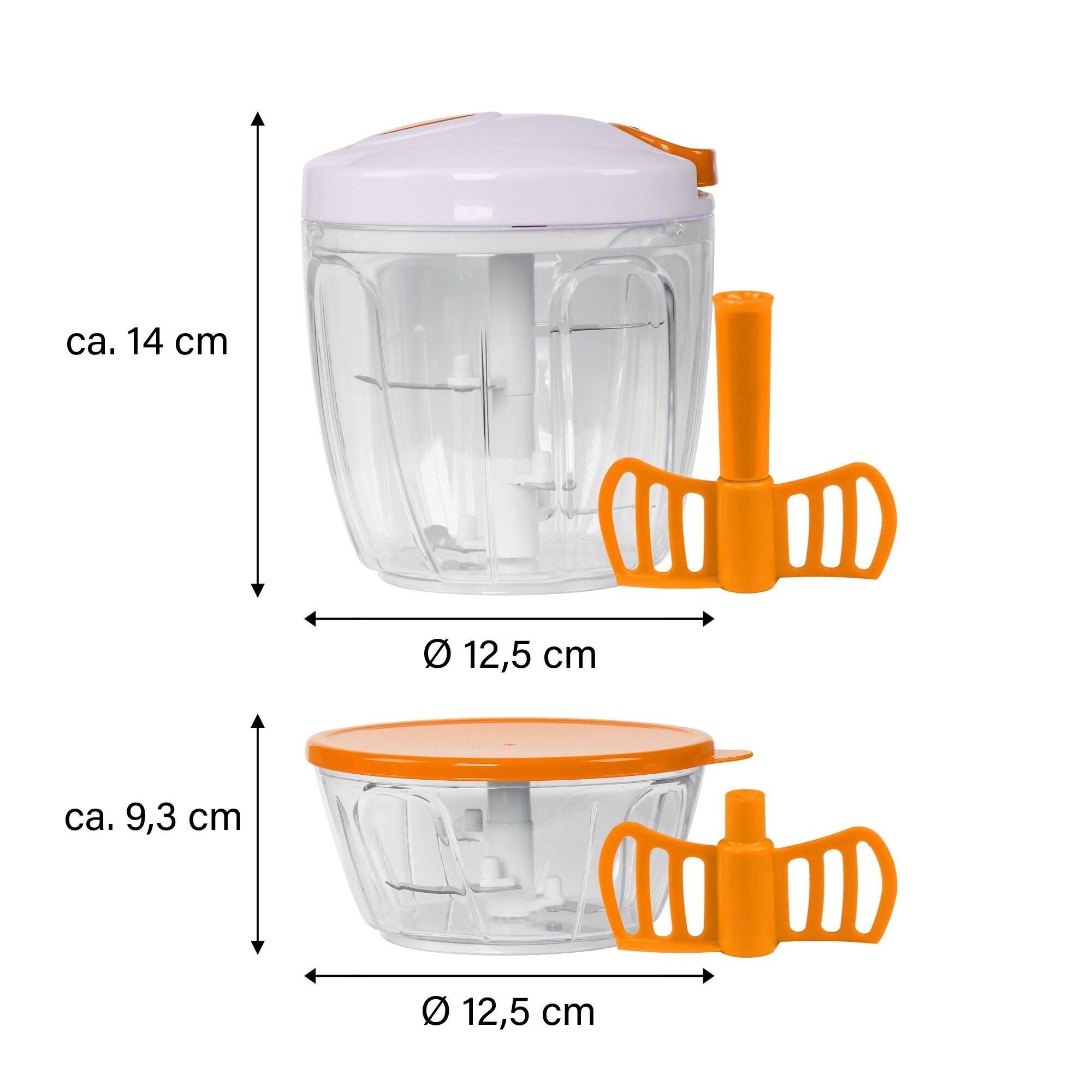 STONELINE® Multi-Zerkleinerer-Set, 9-tlg., orange