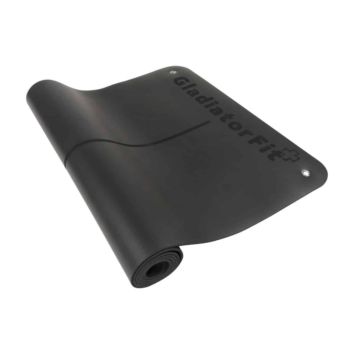 Tapete de ioga Gladiatorfit em borracha natural, 183 x 68 x 0,5 cm