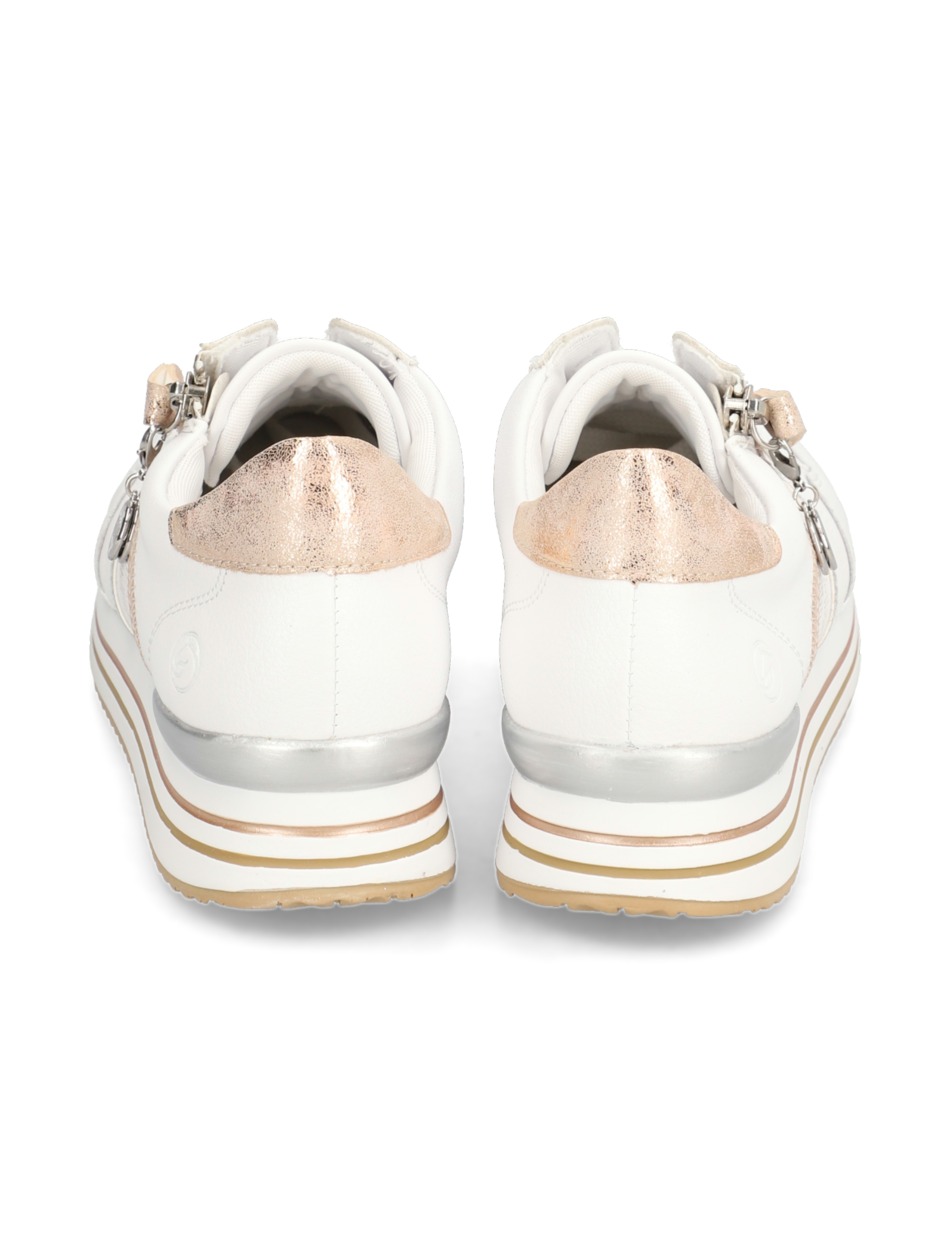 Lederkombination Sneaker