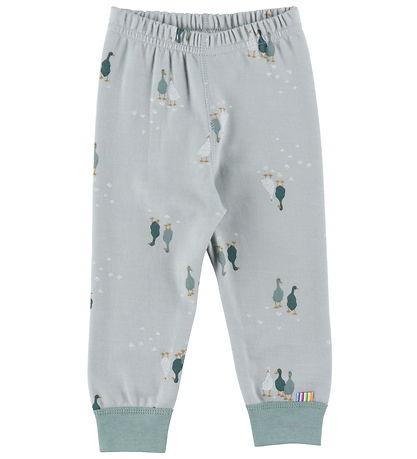 Joha Leggings - Uld/Bomuld - Dusty  Grøn m. G?s