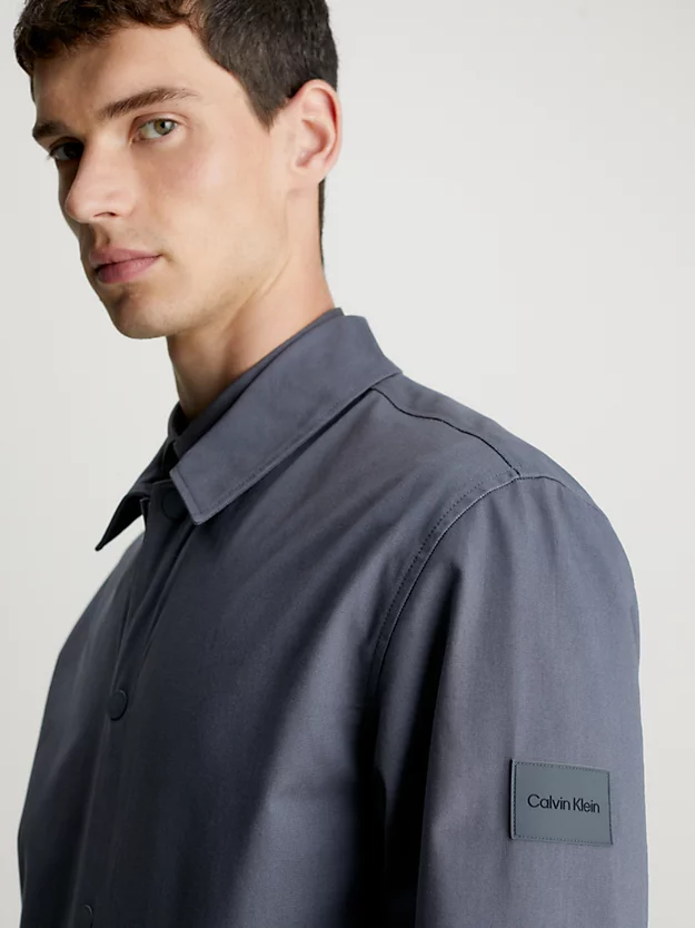Camisa de sarja de algodão