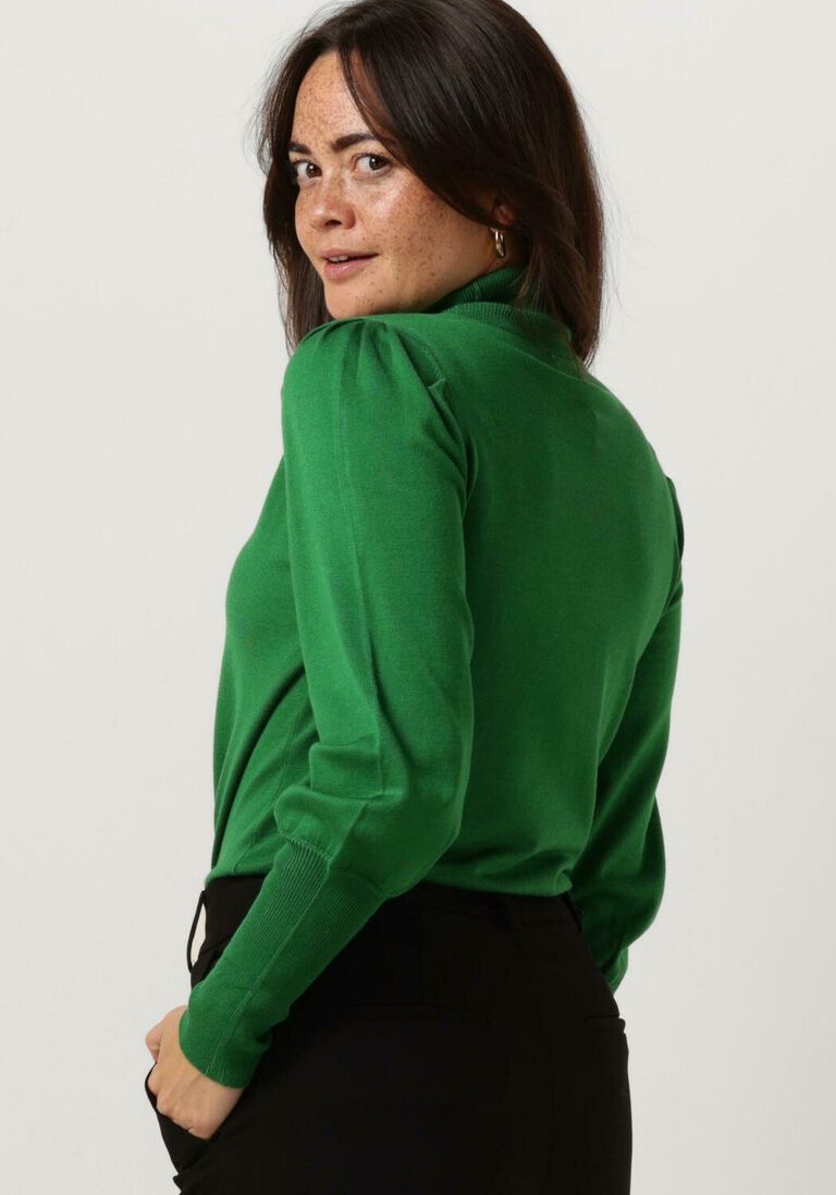 NOTRE-V groene notre-v coltrui basic knit blouse