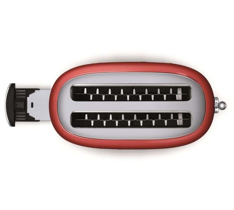 Grille-pain TSF02RDEU 4 tranches Rouge - SMEG