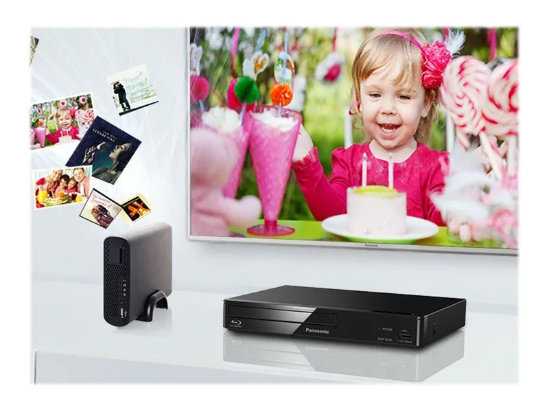 Panasonic DMP-BD84 - Blu-ray-skivespiller - Ethernet