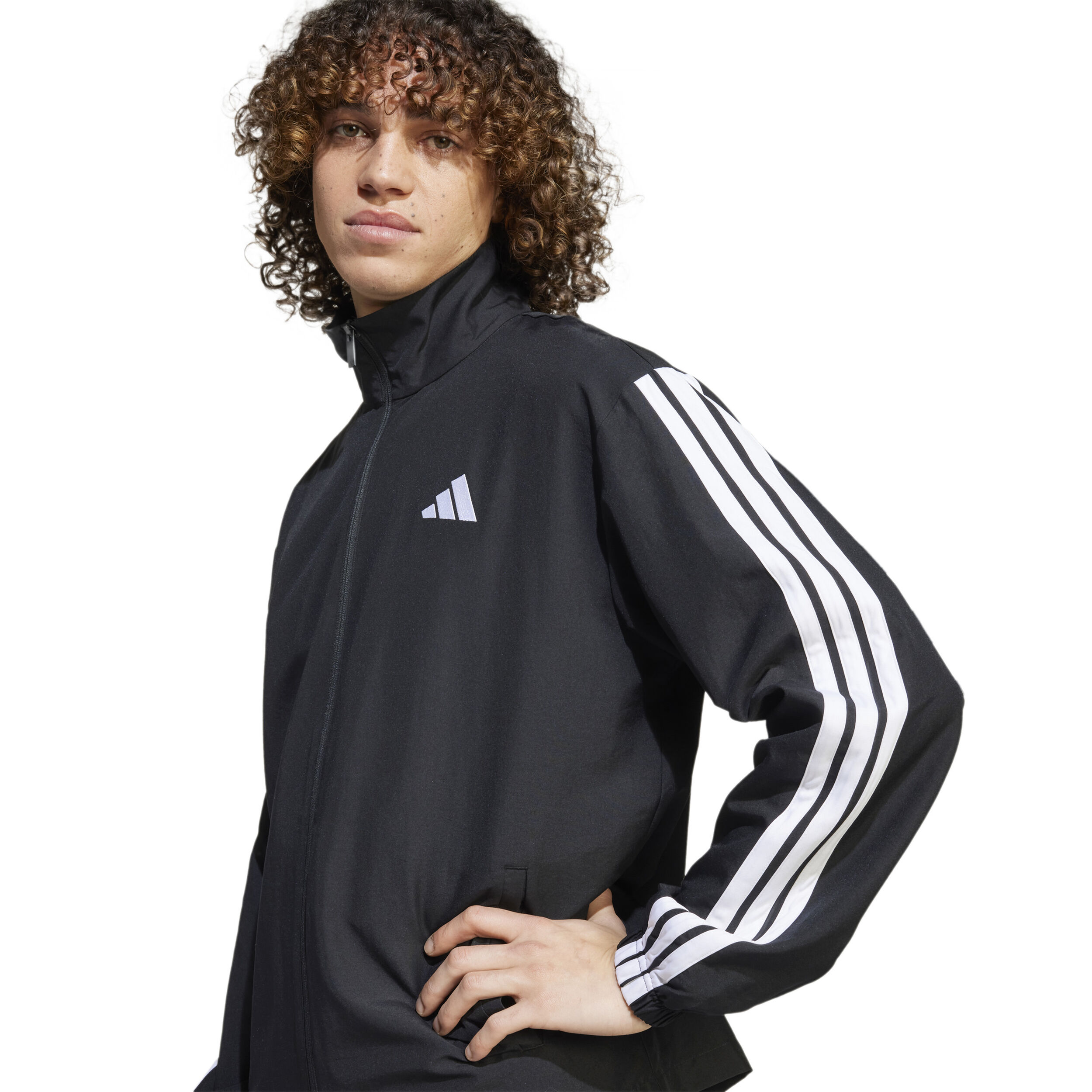 adidas 3 Stripes Woven Survêtement Hommes - Noir