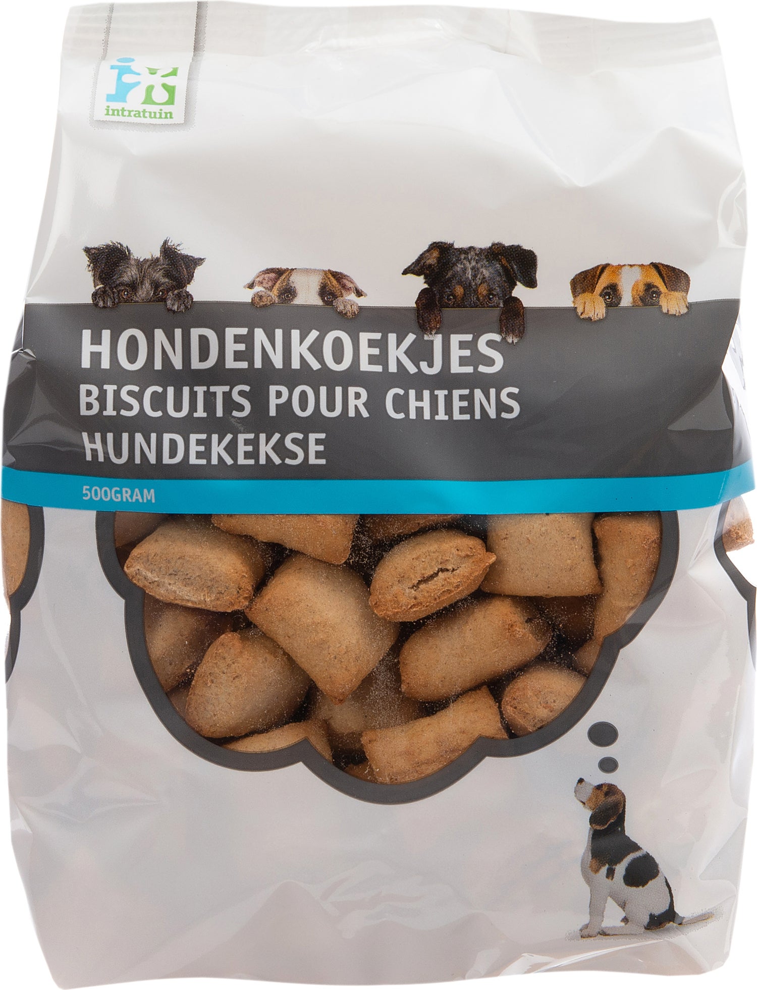 Intratuin hondenkoekjes hopjes 500 g