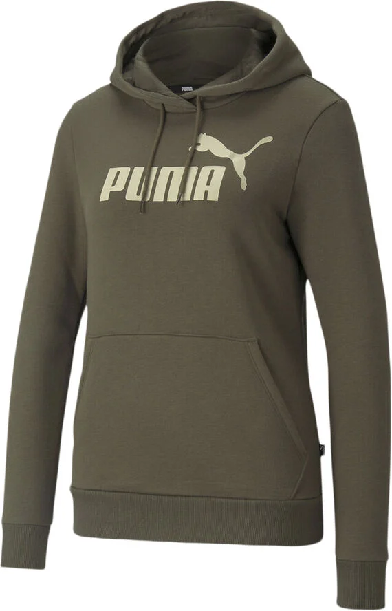 Puma Essentials Logo hættetrøje Grøn