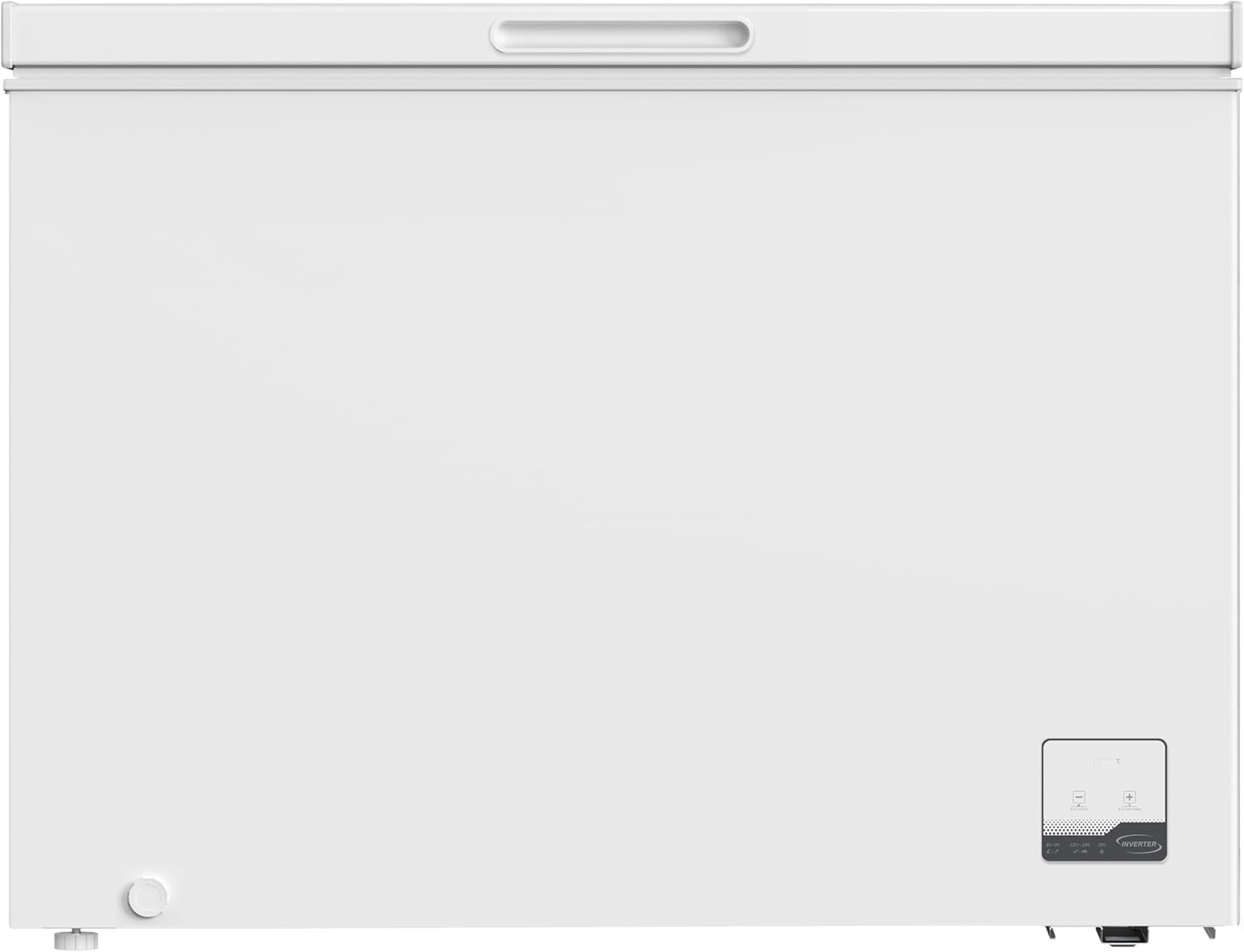 GT200SC Gefriertruhe 200 L – Weiß – 82,5 x 98 x 56 cm – Energieklasse C – Schnellgefrieren – 41 dB – 128 kWh/Jahr – Dual-Modus/Kühlen und Gefrieren – Freistehend