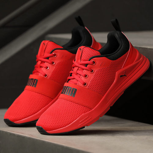 Baskets Wired Run 373015 High Risk Red Puma Black