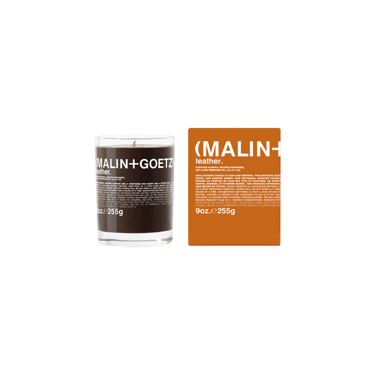 Leather Scented Candle 255gr