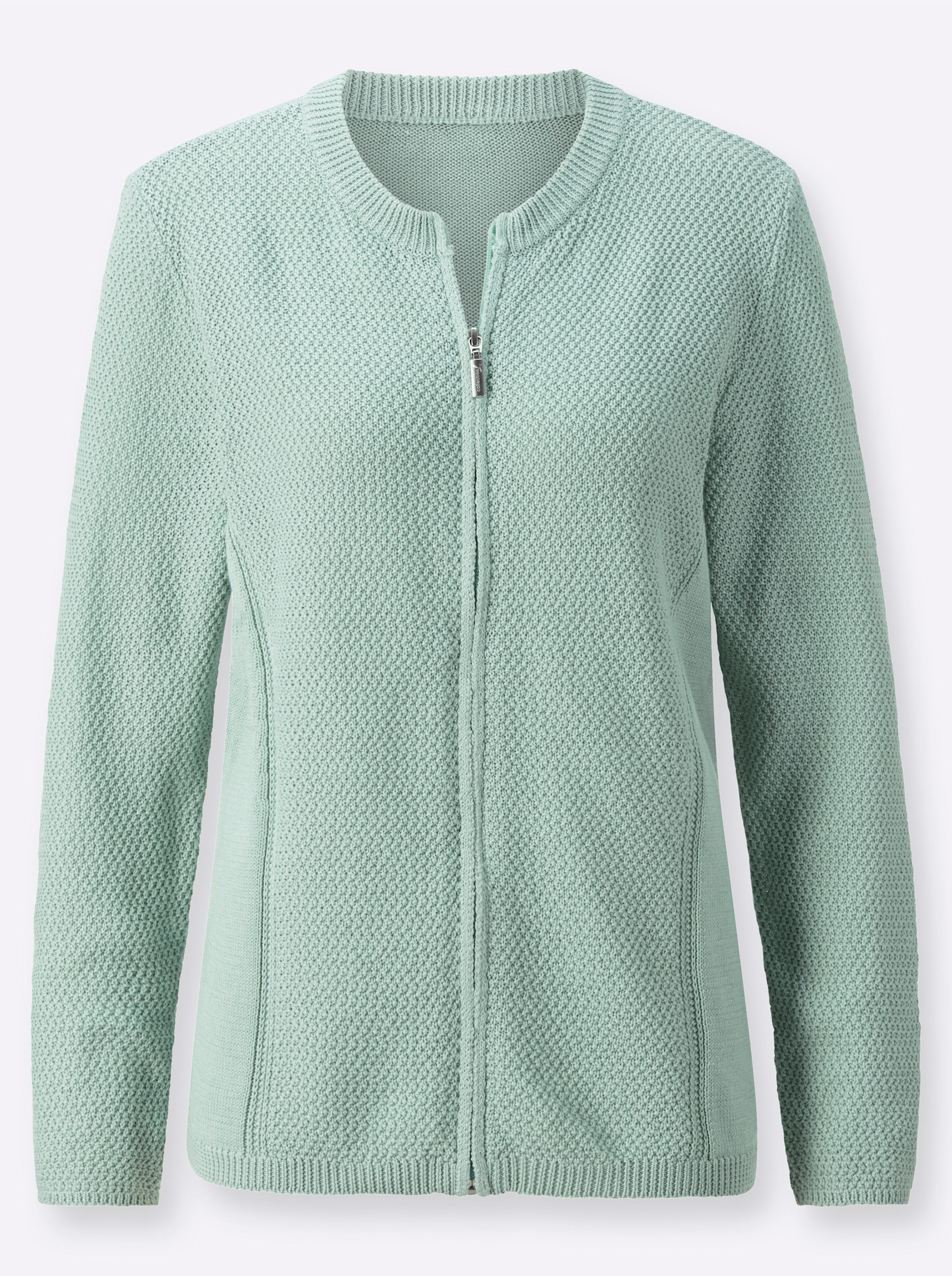 Strickjacke in kalkmint
