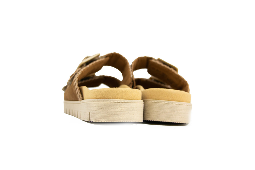 Gabor Slipper Walnut Suede
