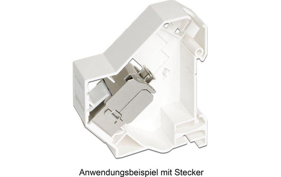 Hutschienenhalter Keystone ohne ErdungHalterung für Hutschienen, anreihbar, weiss