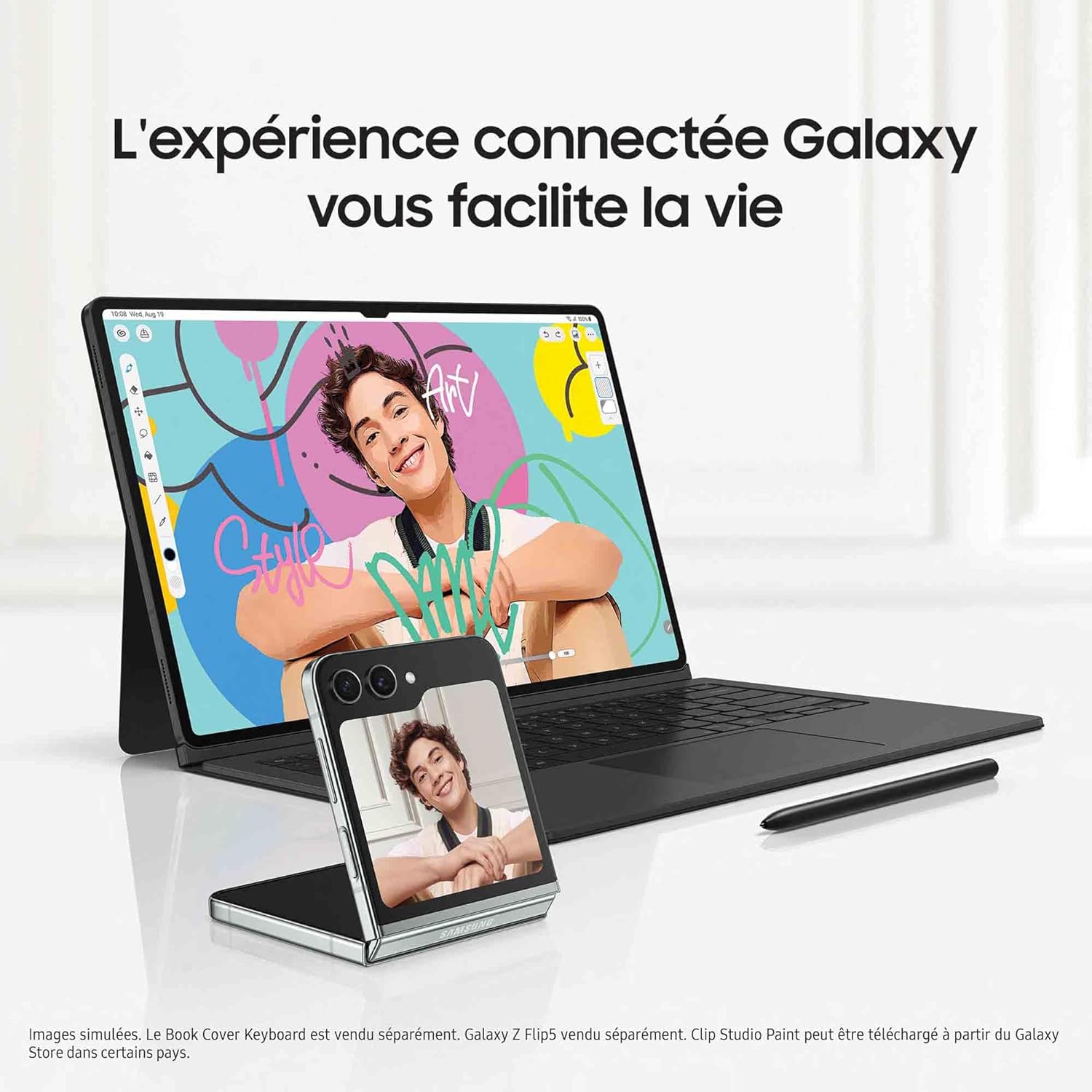Samsung Galaxy Tab S9 Ultra Tablette avec Galaxy AI, Android, 14.6