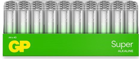 GP Batteries - Super Alkaline - AA Batterijen - Meerkleurig - 40 Stuks