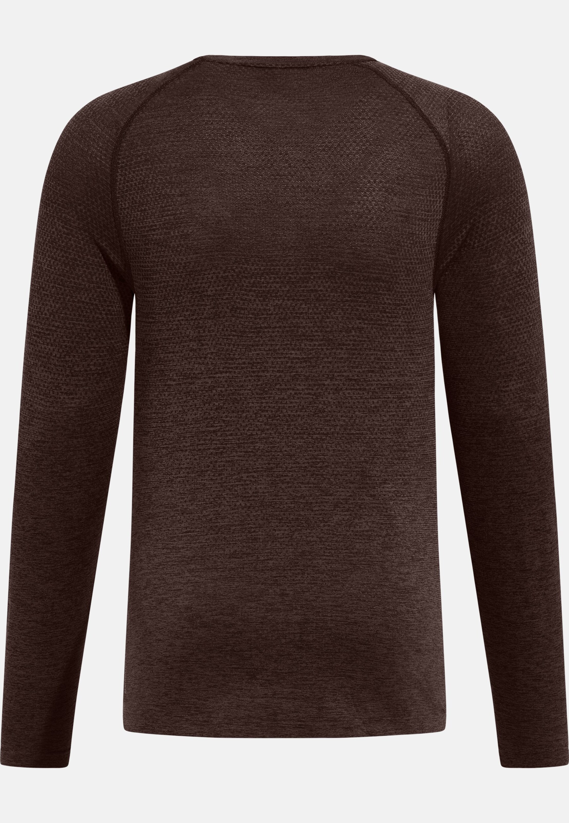 Essentials Seamless Langarm-Laufshirt in fudge melange