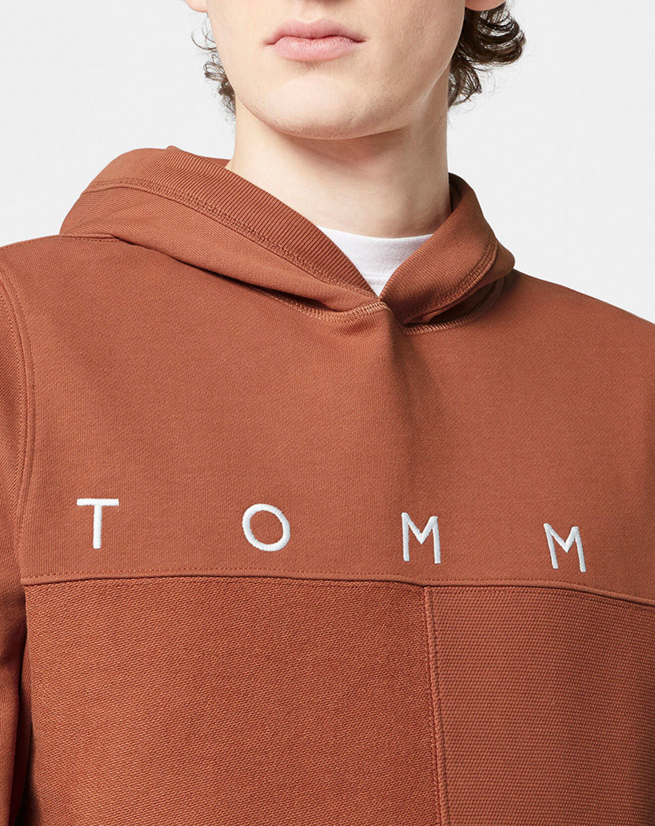 Tommy Hilfiger Sweat à capuche Large Flag bois de rose