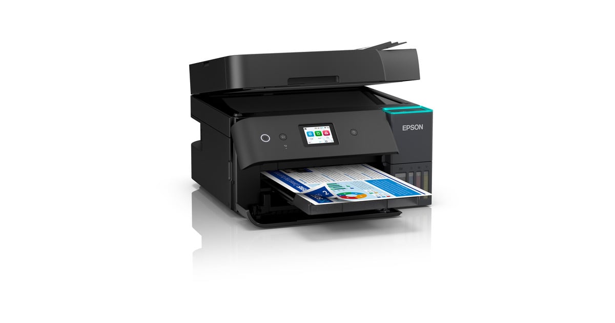 EpsonEcoTank ET-4950 all-in-one inkjetprinter  (Zwart, Faxen, Scannen, Kopiëren, wifi, inclusief tot 3 jaar inkt)