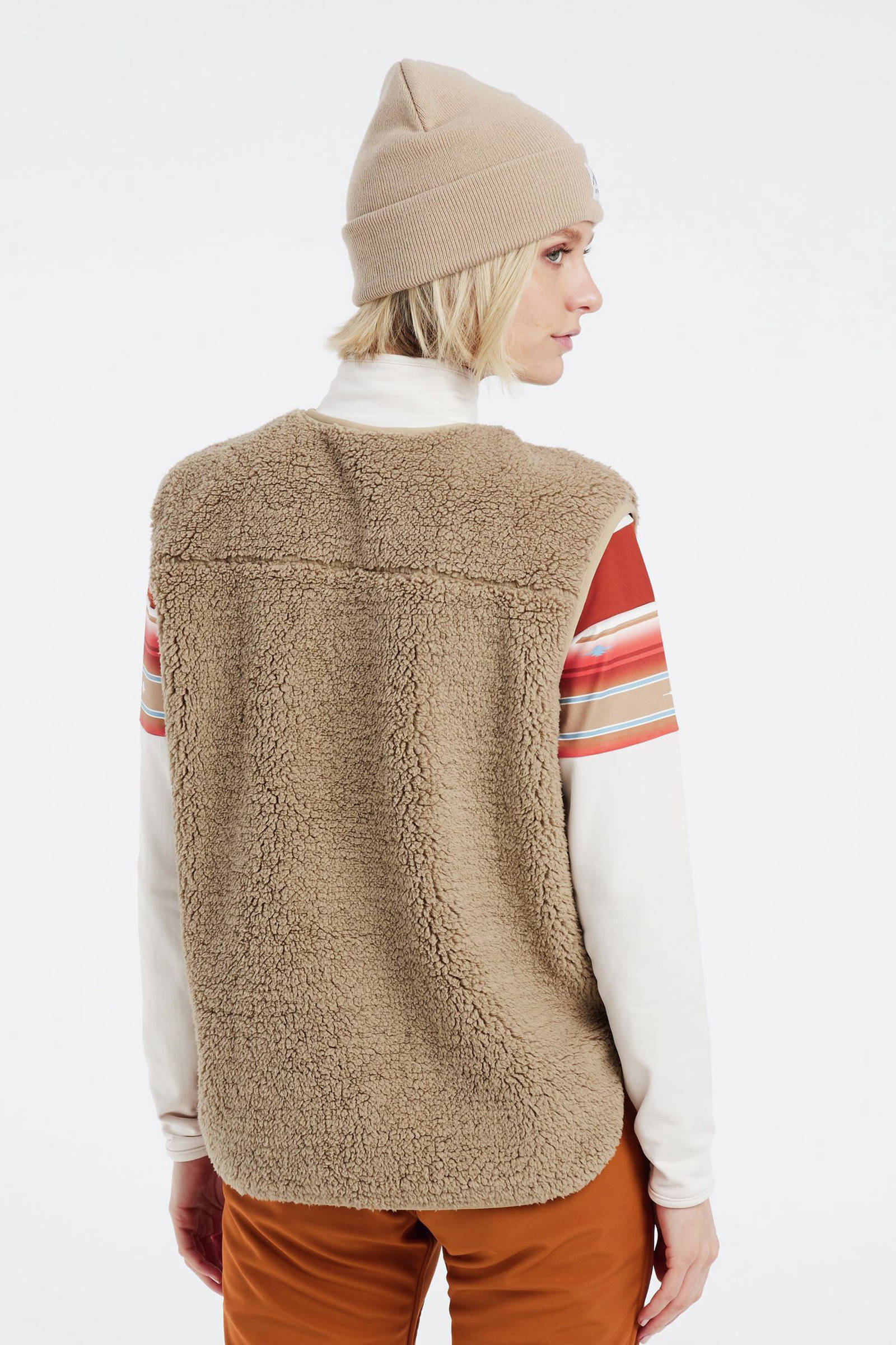 Protest teddy bodywarmer Prtgela beige