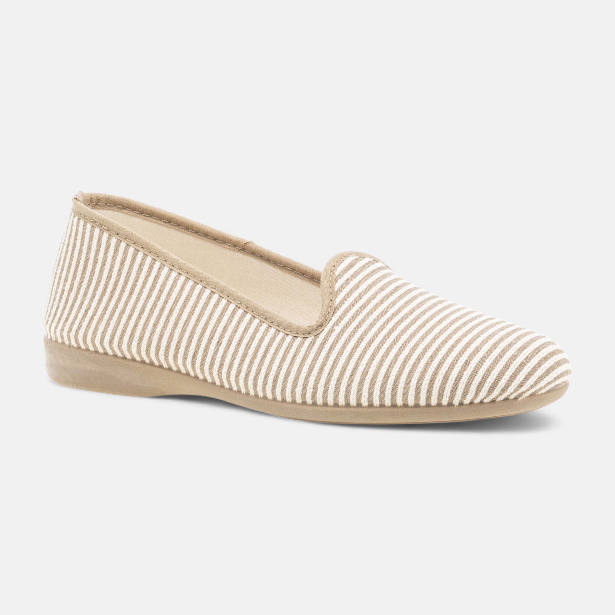 Chaussons ballerines Femme taupe
