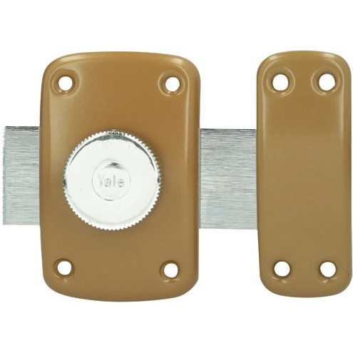 Verrou à bouton et cylindre 5 goupilles Ø23 mm x 45 mm + 3 clés