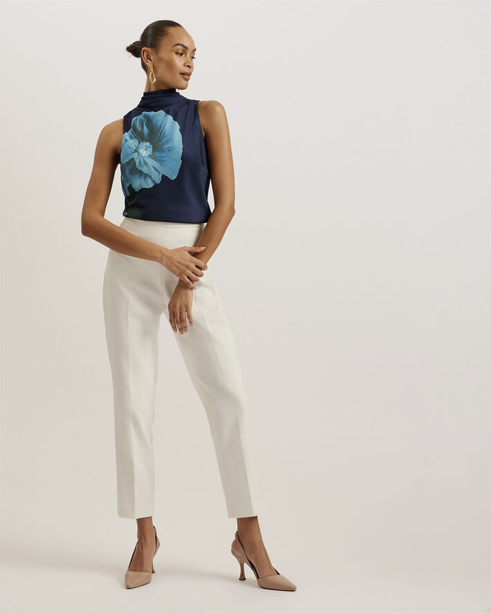 Ted Baker SETSUKO Cowl Neck Sleeveless Top Navy