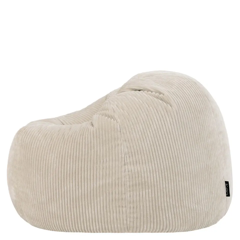 icon Zitzak Kingston - Corduroy Zitzak Volwassenen - Beige