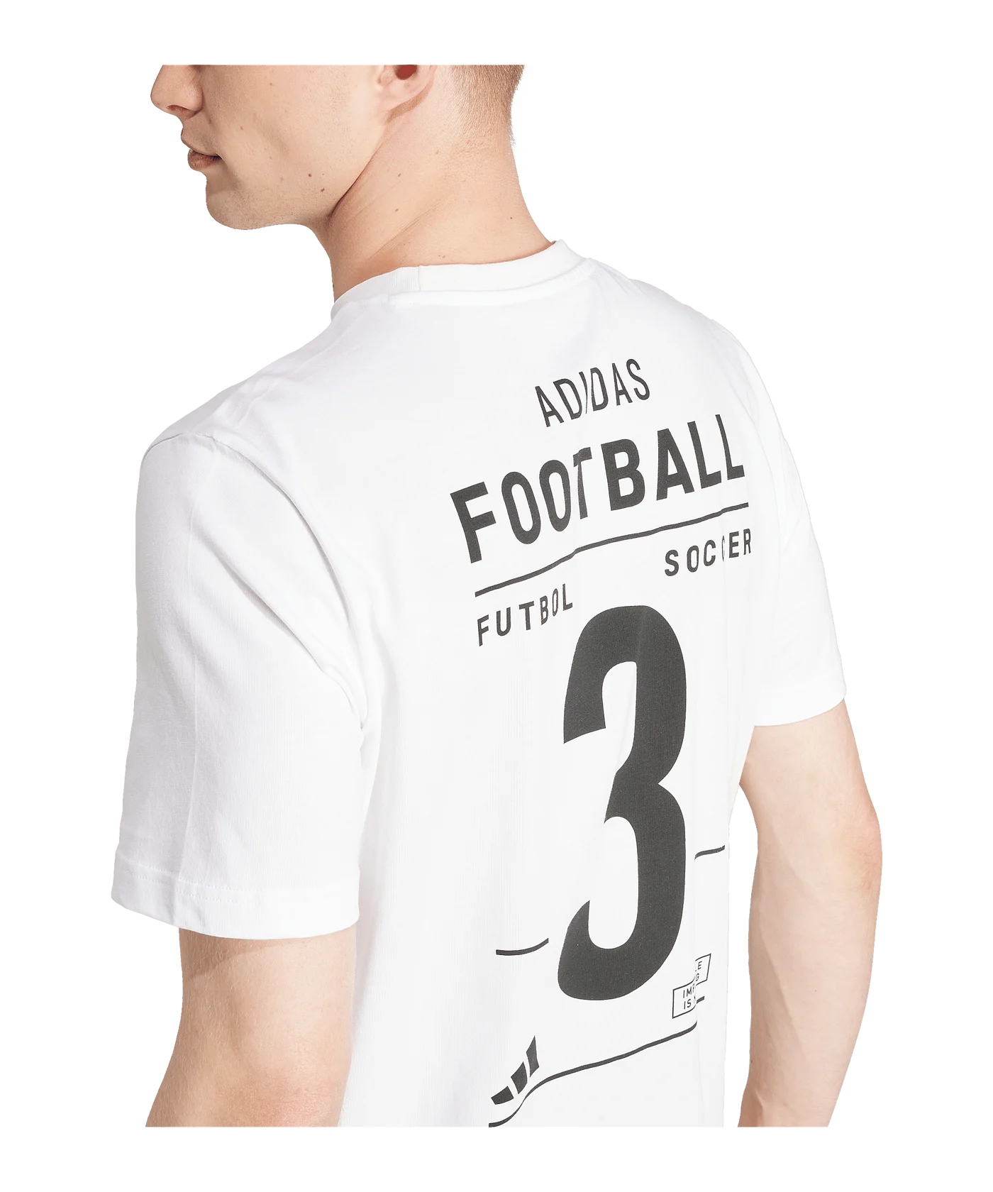adidas Football Category Logo T-Shirt Weiss