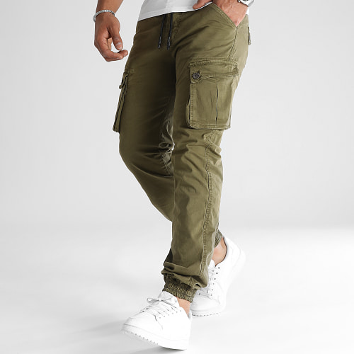 Pantalon Cargo 0369 Vert Kaki