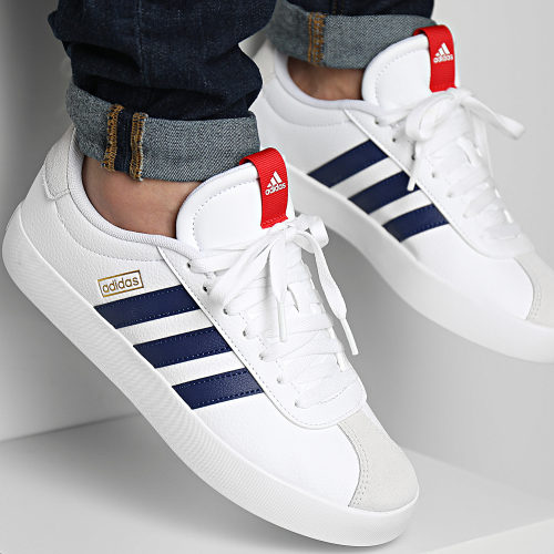 Baskets VL Court 3.0 ID6287 Cloud White Dark Blue Better Scarlet