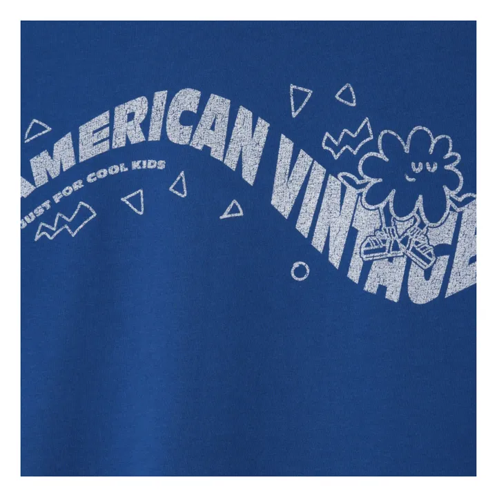 American Vintage T-shirt Fizvalley | Bleu roi