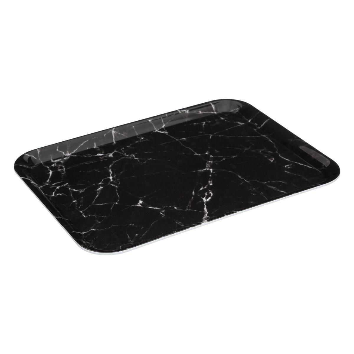 PLATEAU 33X43CM MARBRE NOIR