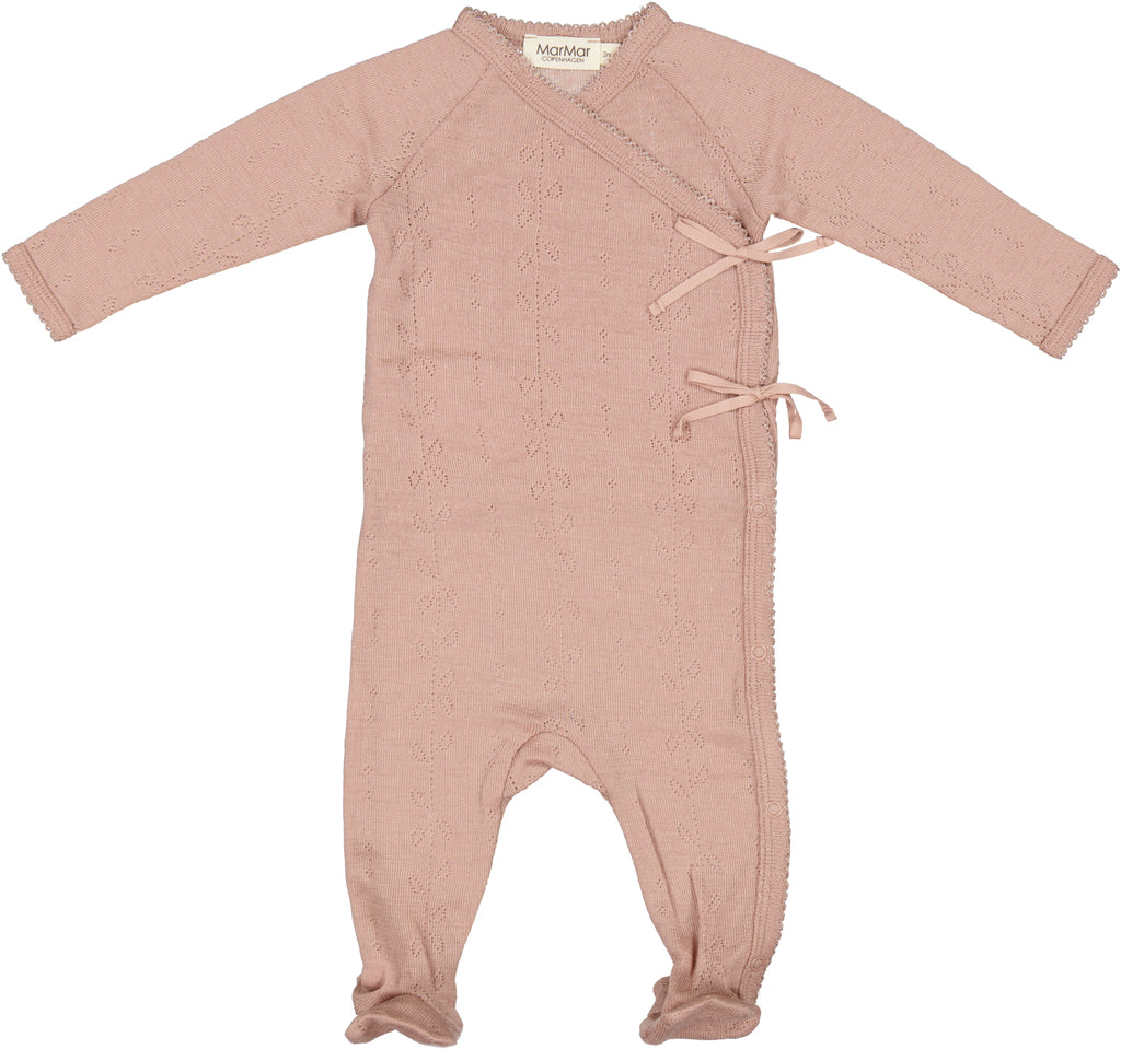 Rubetta, Uld Pointelle Heldragt - Burnt Rose
