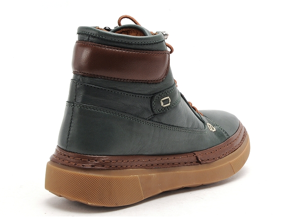 Coco abricot boots bottine plates femme mege vert