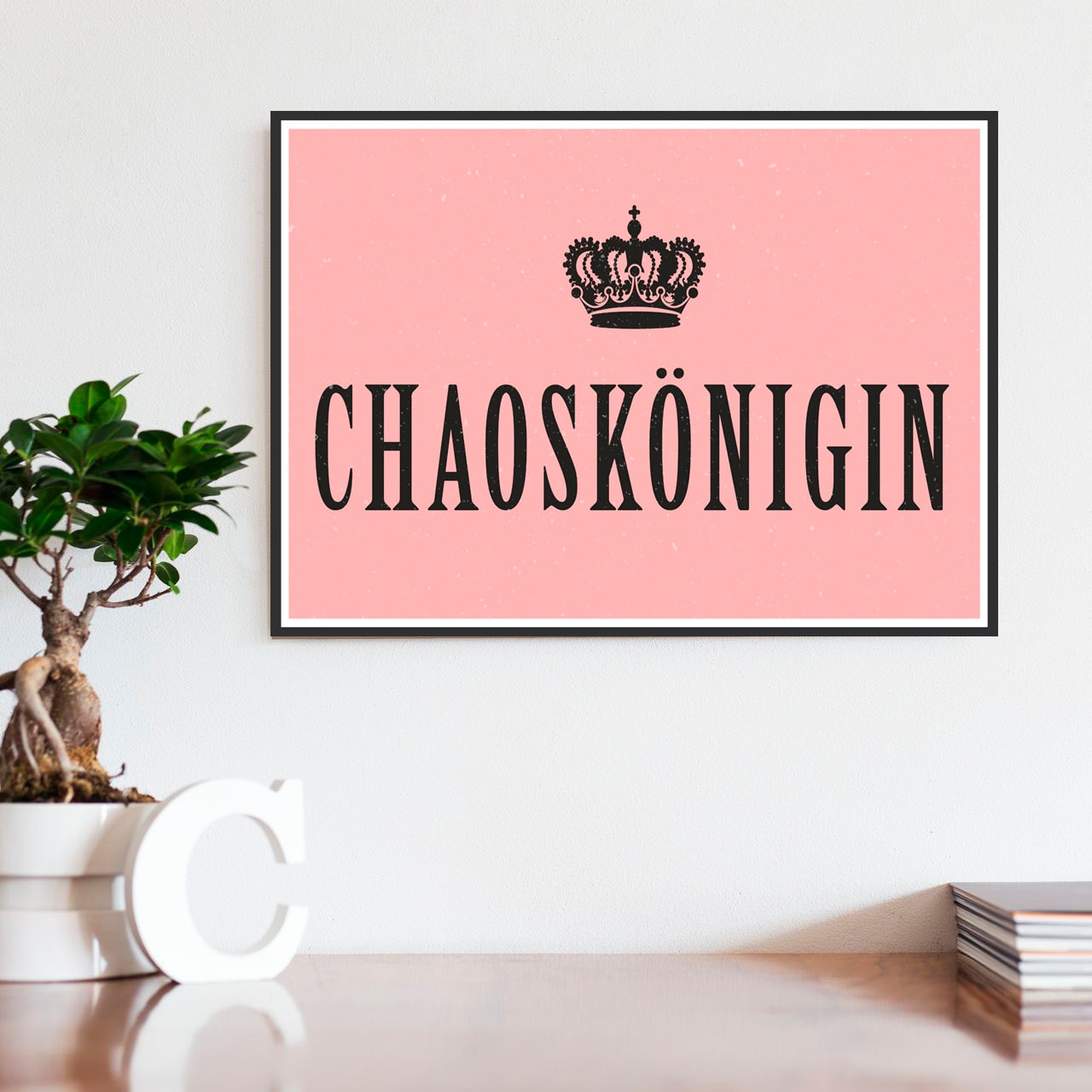 queence Metallbild »Chaoskönigin« 1 Stk. tlg. Stahlschilder