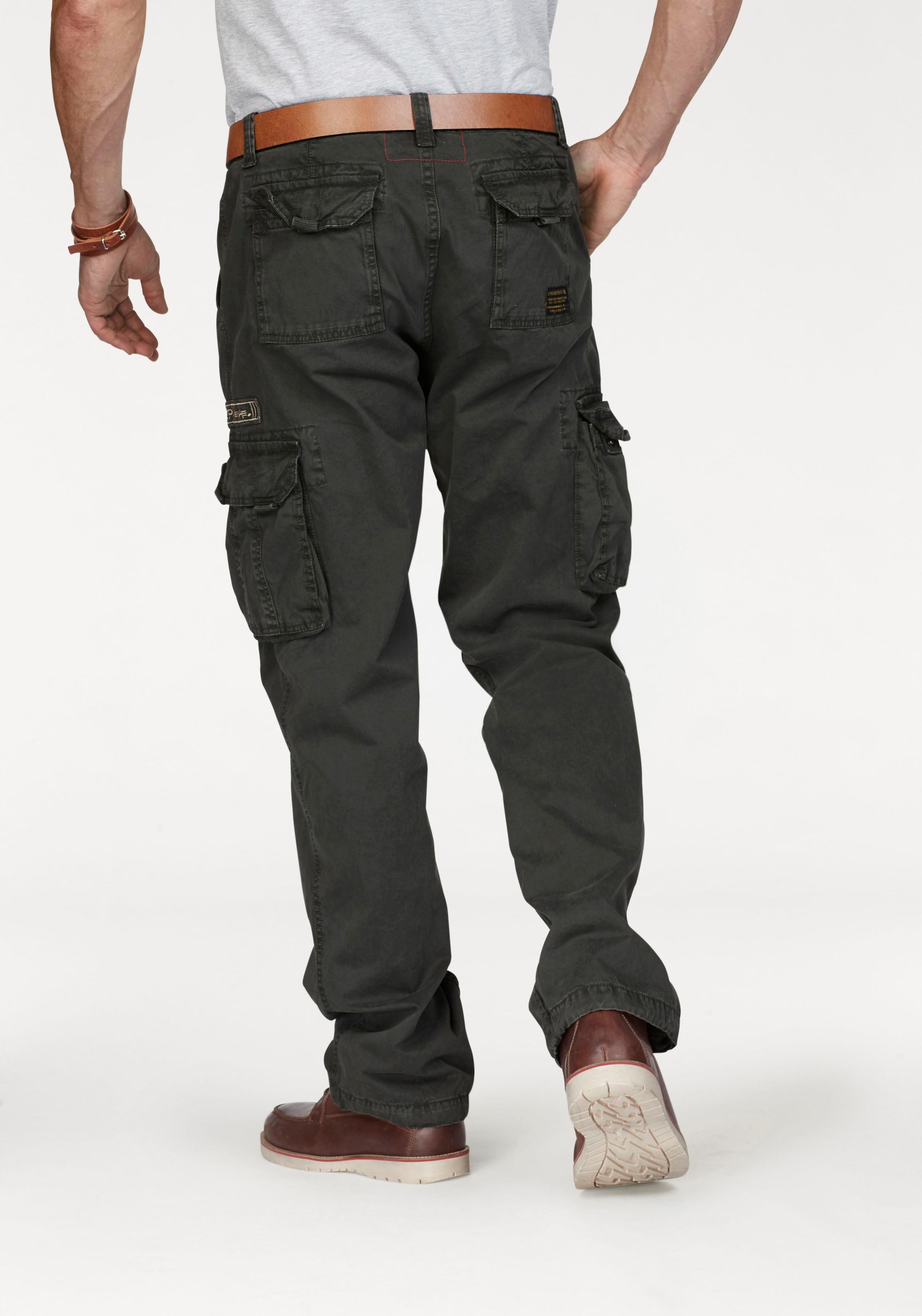 Alpha Industries Cargohose »Jet Pant«  mit seitlichen Cargotaschen und Kordelzug am Beinabschluss