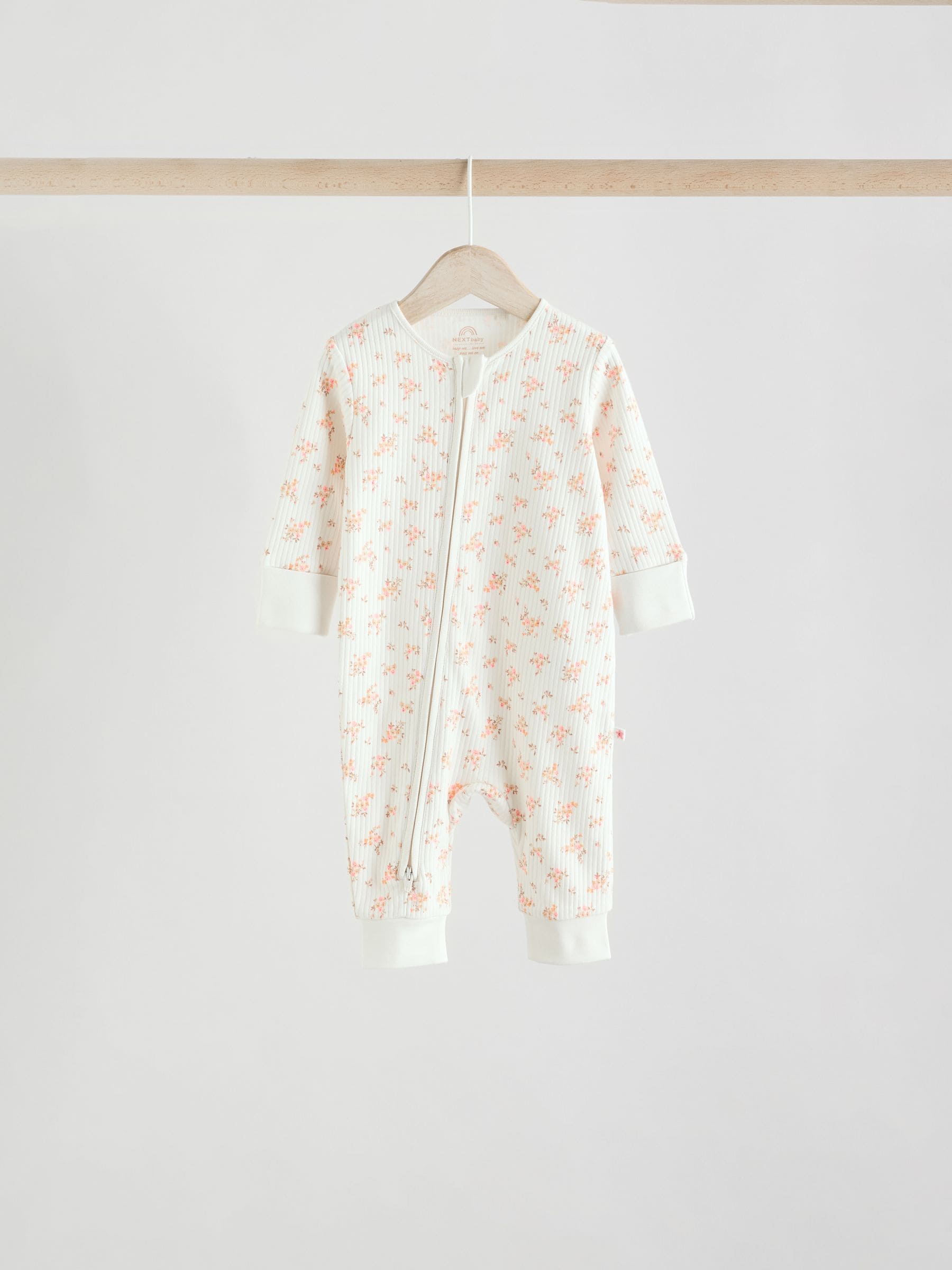 Neutraal - 5 Pack Baby-pyjama's met tweewegrits (0mnd -3jr)