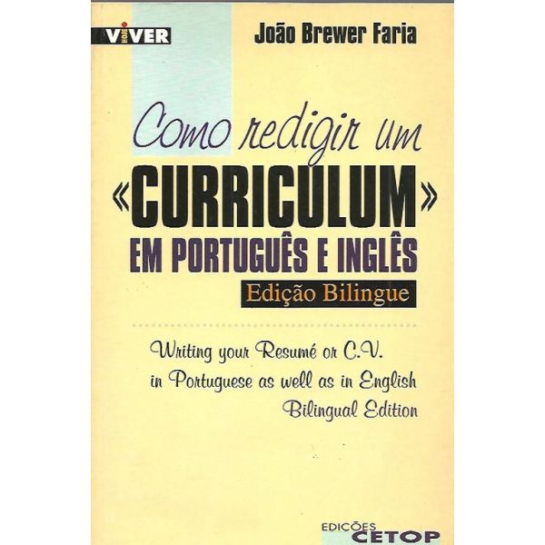 Como Redigir Um Curriculum em port.e ingles