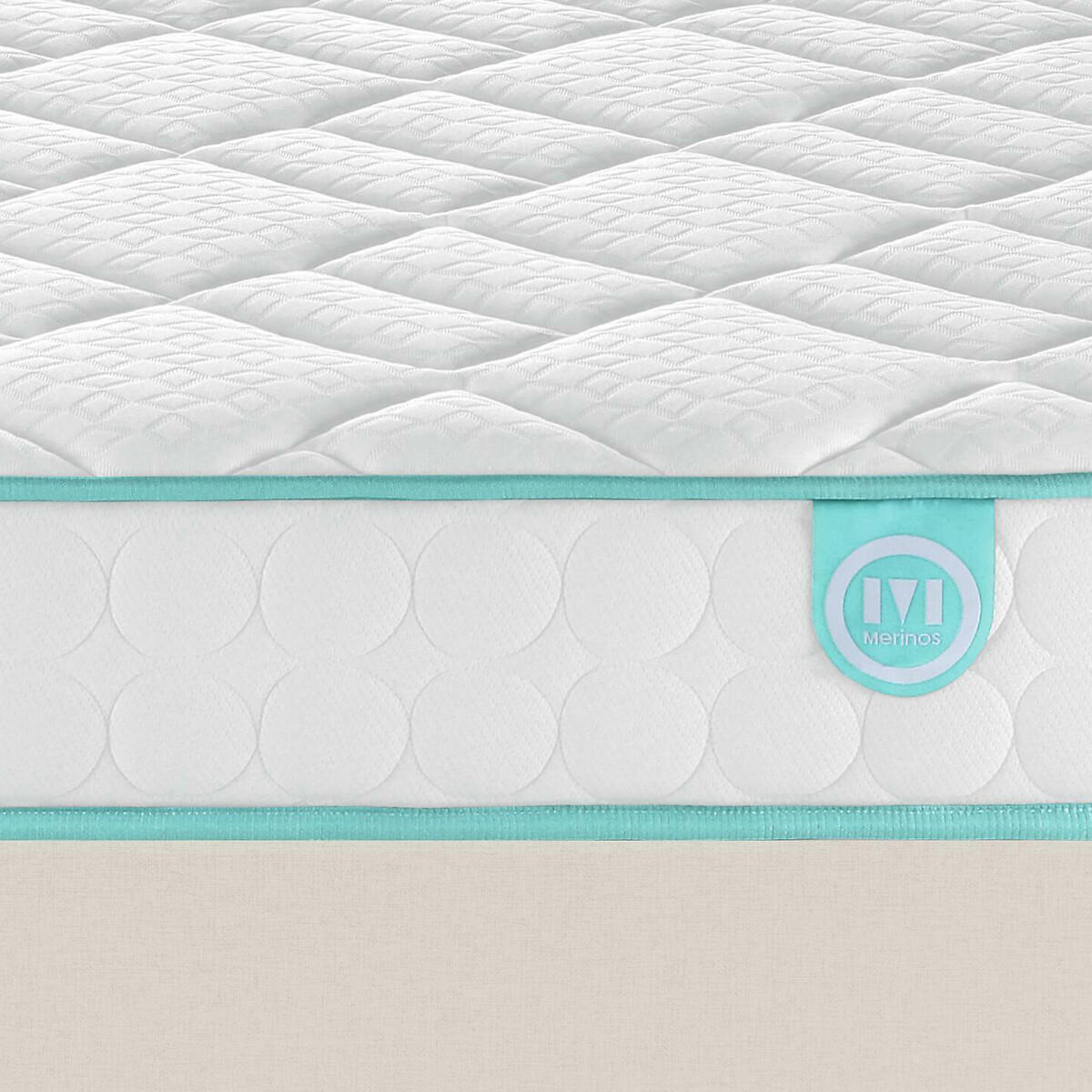 MERINOS<br>Conjunto de colchão de espuma + estrado, LEE TOUT TRANQUILLE