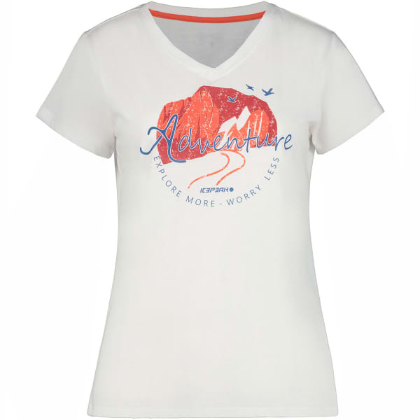 T-shirt randonnée ICEPEAK BEAUNE T-SHIRT W BLANC OPTIQUE