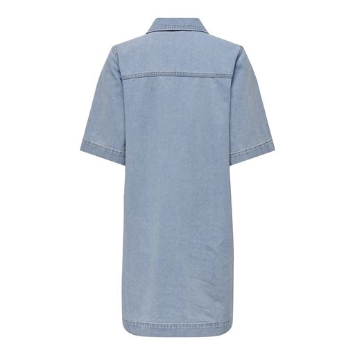 ONLY Belle Denimkjole, Light Blue Denim, S