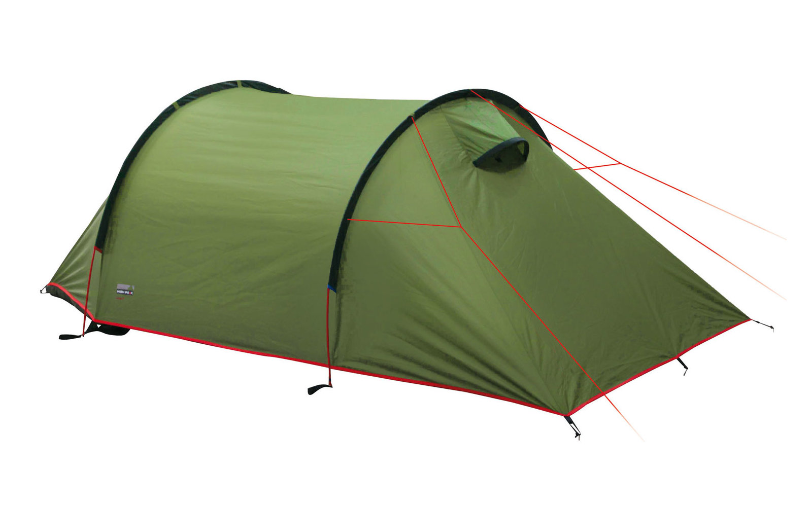 High Peak Tunnelzelt Kite 3 für 3 Personen