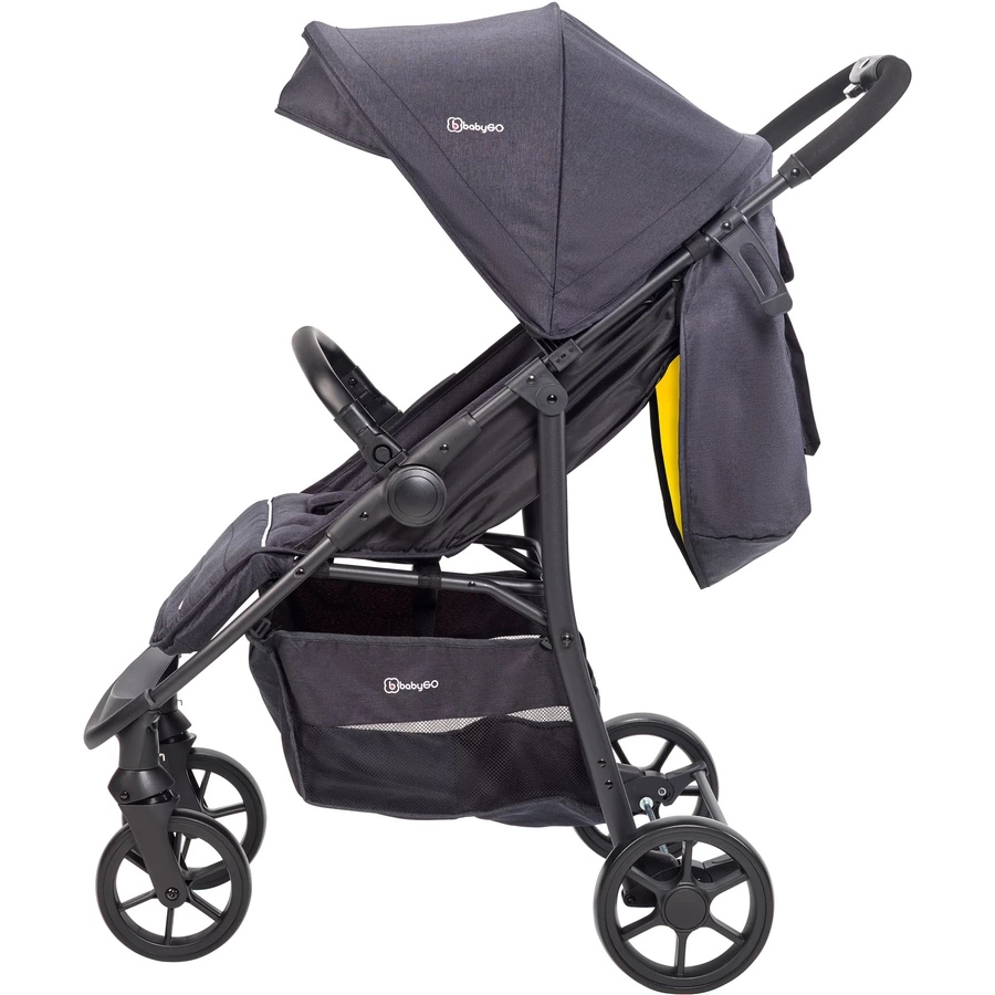 babyGO Kombikinderwagen 3 in 1 Mustard