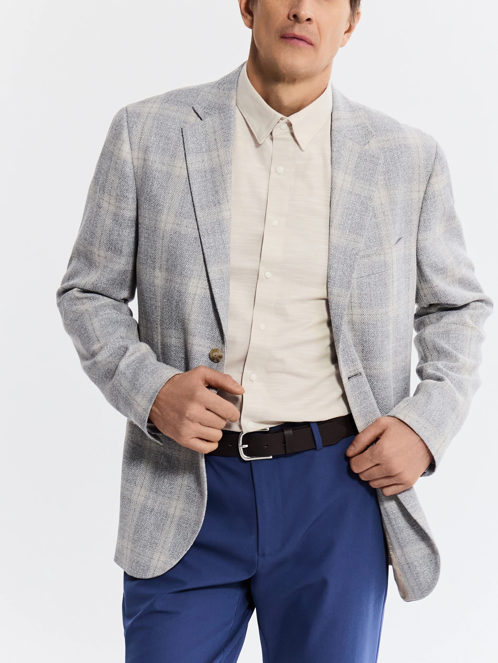 Blazer im Slim-Fit mit Viskosegemisch