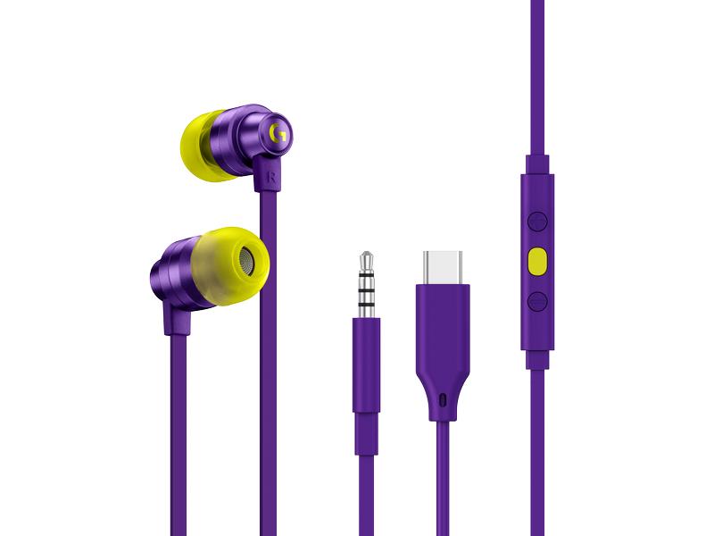 Logitech Headset G333 Gaming Violett Gaming-Ohrhörer für klare Kommunikation auf PC, Konsolen und Mobilgeräten