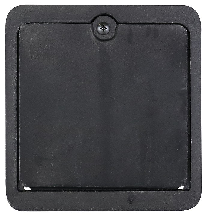 Porte de ramonage de cheminée en fonte noir 160 x 200 mm DMO